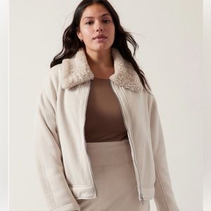 NWOT ATHLETA WESTBOUND SHERPA JACKET
